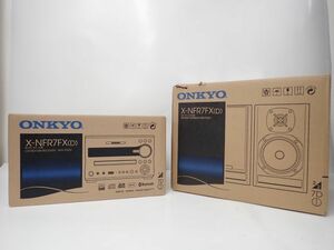 ＝ほぼ未使用＝19年/保証書　ONKYO X-NFR7FX(D) CD/SD/USB/Bluetooth スピーカー　リモコン　アンテナ等フルセット