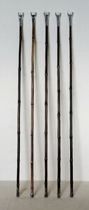 黒竹の矢筈（掛軸を吊るす道具）お茶席道具　掛軸和装道具　日本製