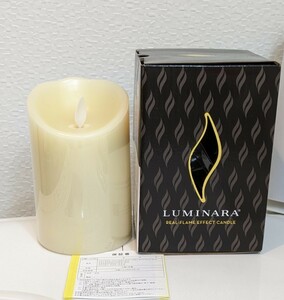 ルミナラ ピラー 3×4 ローズの香り LEDキャンドル