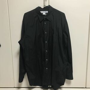 1〜　comme des garons shirt foreverコムデギャルソンシャツ　フォーエバー　ブラックシャツ　黒　L ワイドクラシック