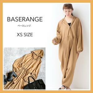 【BASERANGE】ベースレンジ シルク ジャンプスーツ オールインワン XS