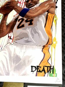DEATH NYC 世界限定100枚 コービー・ブライアント ヴィトン LOUISVUITTON レイカーズ LAKERS NBA アートポスター 現代アート KAWS Banksy