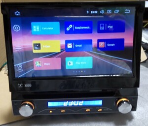 XTRONS(D710P)バックカメラ付 androidナビ 1DIN 7インチ DVDplayer Android10 Bluetooth corefex-A35 即決送料込み
