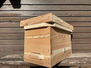 【養蜂】か式 巣箱 巣枠14個付き 日本蜜蜂 日本ミツバチ 