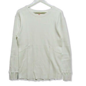 TROPHY CLOTHING トロフィークロージング 長袖Tシャツ サーマル Tee 日本製 ホワイト 白 L 27102213