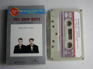 ◆カセット◆ペットショップボーイズ　PET SHOP BOYS ACTUALLY 輸入版　中古カセットテープ多数出品中！