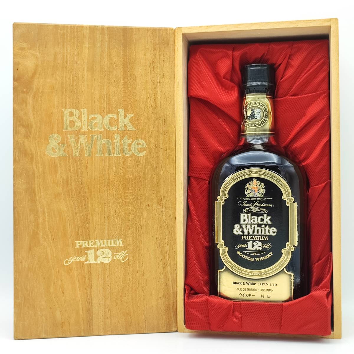 状態良Black & White Scotch Whisky 特級 760ml 状態良Black & White