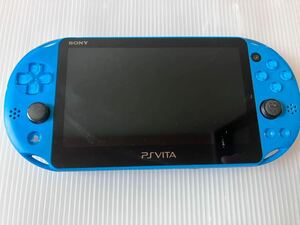 ★動作良好　PS Vita PCH-2000 アクアブルー ソニー 本体のみ　送料無料★