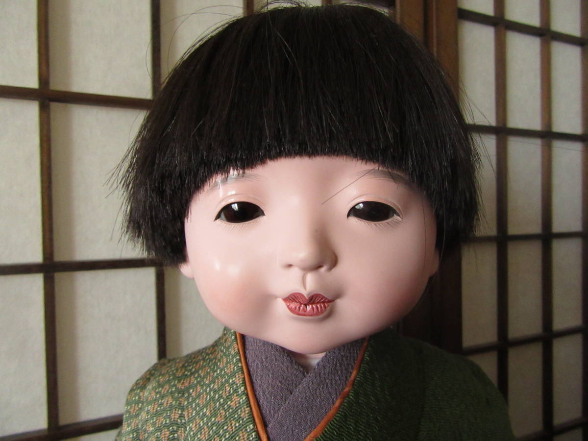 市松人形　男の子と女の子　工房朋 市松人形 男の子と女の子 工房朋