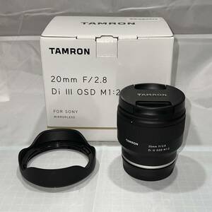 タムロン（TAMRON） 超広角 単焦点20mm F/2.8 Di III OSD M1:2ソニーEマウント用 (Model F050)