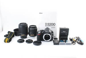 ≪S数210回≫ ニコン　Nikon D3200 ダブルズームキット #M17KT165
