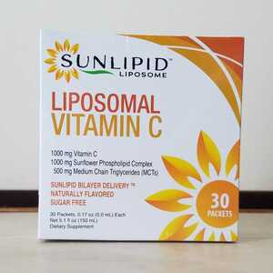 SunLipid 液状サプリメント リポソームビタミンC リポソーマル 1000mg 30包 サンフラワー配合 （5.0 ml×30）