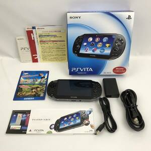 PlayStation Vita (プレイステーション ヴィータ) 3G/Wi‐Fiモデル クリスタル・ブラック (初回限定版) (PCH-1100 AA01)