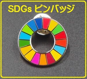 おススメ ☆国連ガイドライン対応 SDGs シルバーフレーム UNDP ピンバッジ バッチ バッヂ 琅彩 七宝焼 シルバー