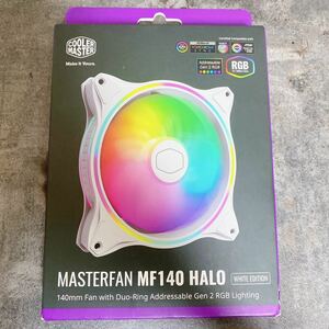 503p0625★ Cooler Master MasterFan MF140 Halo White Edition PCケースファン 140mm