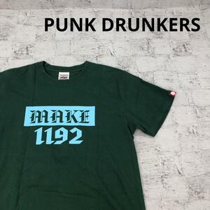 PUNK DRUNKERS パンクドランカーズ 半袖プリントTシャツ W13471