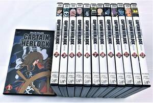 ◎美品◎ 宇宙海賊キャプテンハーロック SPACE PIRATE CAPTAIN HERLOCK THE ENDLESS ODYSSEY OUTSIDE LEGEND DVD 全13巻セット　松本零士