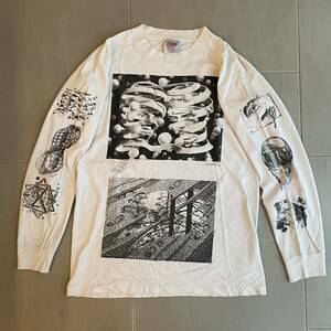 中古 90S M.C.ESCHER マウリッツコルネリスエッシャー USA製 ヴィンテージ vintage ロンT L 長袖Tシャツ 