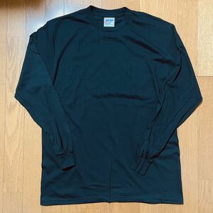 処分価格 90sデッドストック アメリカ製 ユナイテッドスポーツ長袖Tシャツ袖リブ付き Lサイズ ロンT USA MADE IN USA 90年代