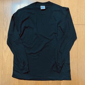 処分価格 90sデッドストック アメリカ製 ユナイテッドスポーツ長袖Tシャツ 袖リブ付き Mサイズ ロンT USA MADE IN USA 90年代
