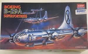 送料710円～ 希少 未使用品 アカデミー 1/72 ボーイング B-29A スーパーフォートレス アメリカ空軍 プラモデル