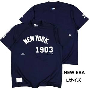 即決　新品　送料無料　NEW　ERA　ニューエラ　WBC　ニューヨーク　ヤンキーズ　半袖Tシャツ　L　ネイビー　ベースボール　野球　大リーグ