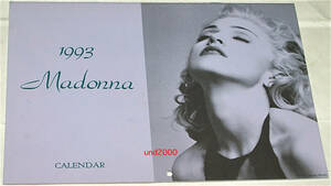 Madonna マドンナ 1993年 プロモ カレンダー 非売品