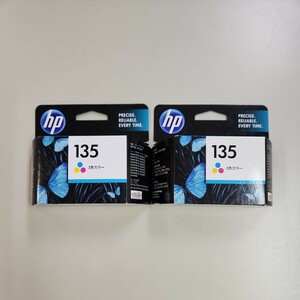hp ヒューレットパッカード 純正インク HP135 3色カラー C8766HJ ２個セット　