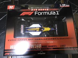 送料無料　デアゴスティーニ ビッグスケール F1 コレクション 1/24 No.32 ウイリアムズ FW14B ナイジェル　マンセル 1992 Williams ルノー