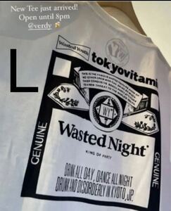 wasted youth tokyovitamin コラボ Tシャツ Lサイズ　即完品　限定品