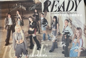 TWICE★全員直筆サイン入り★Ready to Beポスター②