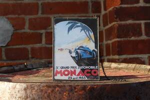 NO, 134　《　Monaco Grand Prix 1933　》　モナコ　ビンテージポストカード　アンティーク　希少　送料無料