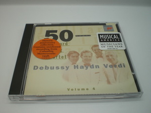 1CD　ジュリアード弦楽四重奏団50年　Vol.4　ドビュッシー、ハイドン、ベルディ　ジュリアード弦楽四重奏団　1996年　USA盤　2前