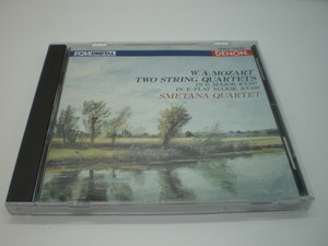 1CD　モーツァルト：弦楽四重奏曲第14・16番　スメタナ四重奏団　1975年　国内盤　上奥