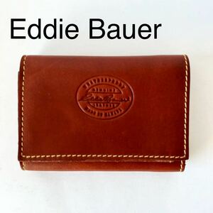 希少　エディバウアー　Eddie Bauer 三つ折り革財布　カナダ製　デットストック