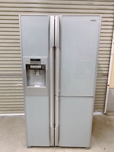 中古 日立 ノンフロン冷凍冷蔵庫 R-SBS6200 2013年製 3ドア 冷凍 冷蔵庫 引取歓迎 茨城県常陸大宮市 0307か6 K 家