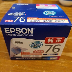 EPSON IC4CL76　 エプソン 純正インクカートリッジ 純正インク