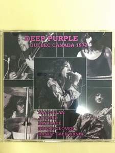 ★DEEP PURPLE★ -CD- QUEBEC CANADA 1972　一枚組 同梱可能