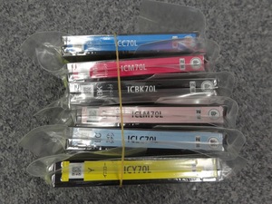 送料無料★EPSON 純正インク IC6CL70L 相当 大容量 6色セット 未使用品！