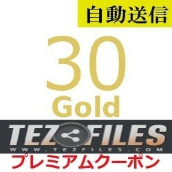 【自動送信】TezFiles Gold プレミアムクーポン 30日間 通常1分程で自動送信します