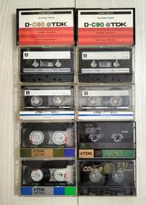 TDK カセットテープ １０本 録音済み