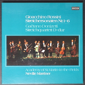 Marriner Rossini:String Sonatas Donizetti:String Quartet 独盤 2LP 6.35147 クラシック ■09549