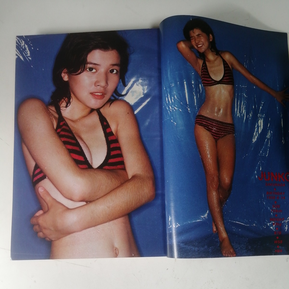 中三時代 水着(榊原郁恵 片平なぎさ 山口百恵 桜田淳子 高田み