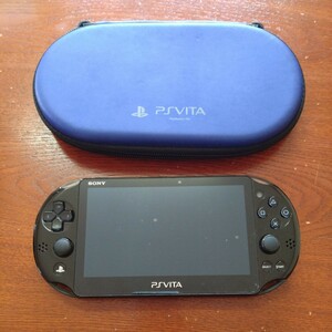 PSVita PCH-2000 本体 ブラック PlayStation Vita ハードポーチ
