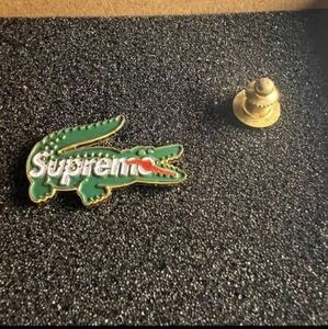 激レア　17ss 未発売　Supreme Lacoste pin pins シュプリーム　ラコステ　ワニ　ピン　ピンズ　ピンバッジ　ピンバッチ　バッジ