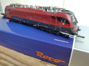 roco railjet 8両フルセット dcアナログ走行　hoゲージ