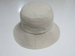 【送料無料】美品 GA-ON 植物繊維ヘンプ100% バケットハット メンズレディース スポーツキャップ 帽子 1個