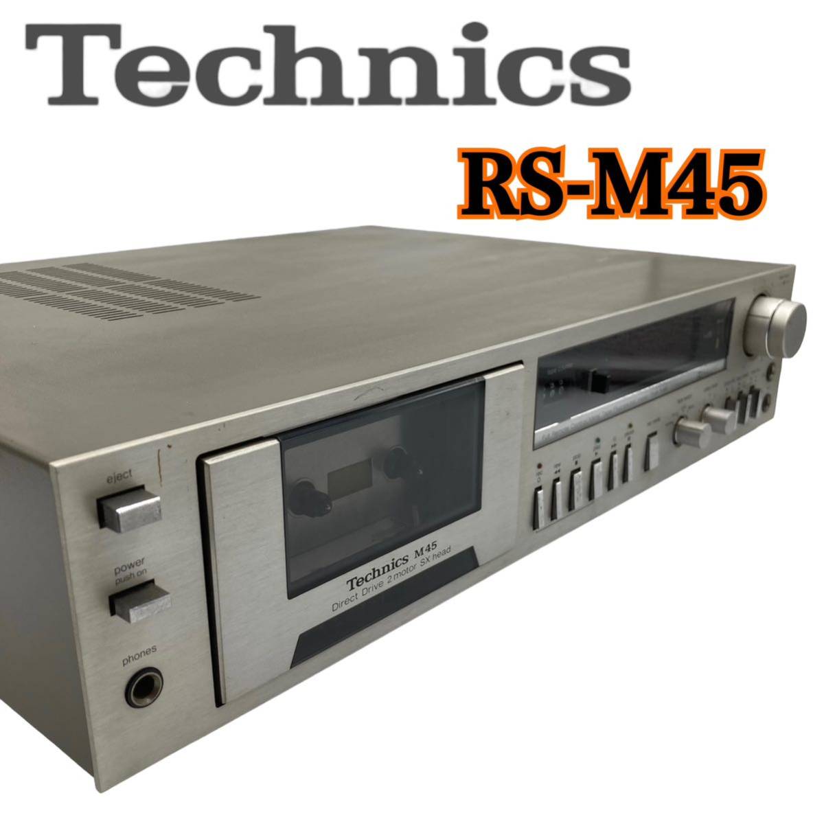 完全整備品１年保証】Technics RS-M33G カセットデッキ-