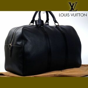 【極美品】ルイヴィトン Louis Vuitton タイガ ケンダルPM 2WAY ボストンバッグ 旅行バッグ メンズ レザー 鞄 ブラック 定価約21万 6448