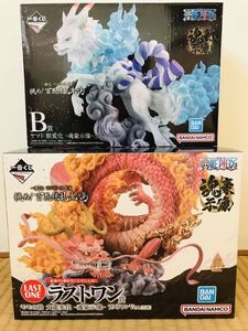 【おまけ付き】一番くじ ワンピースEX 挑め!百花繚乱鬼ヶ島 B賞 ヤマト 獣変化 -魂豪示像- ラストワン賞 モモの助 大龍変化 -魂豪示像-